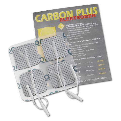 Carbon Plus Elektroden 40x40mmPack 4 Stck