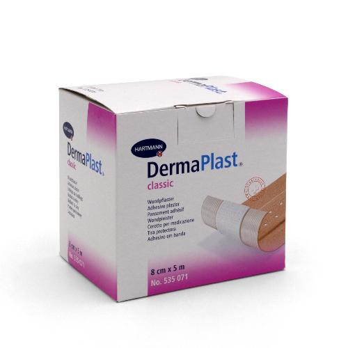 DERMAPLAST classic starr -------- 8cmx5mWundpflaster aus texitelm Gewebe