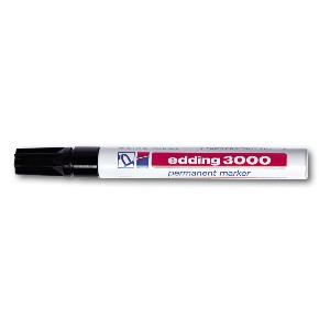 Permanent Marker, edding 3000, schwarz