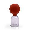 Schröpfglas mit Ball, Acryl, Gr.2, Ø3,5cm