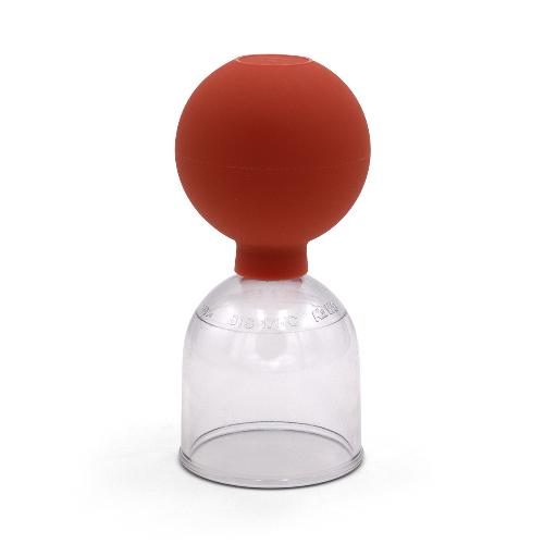 Schröpfglas mit Ball, Acryl, Gr.3, Ø4,7cm