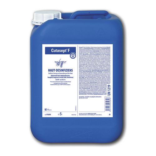 Cutasept F Hautdesinfektion, farblos, 5 Liter Kanister