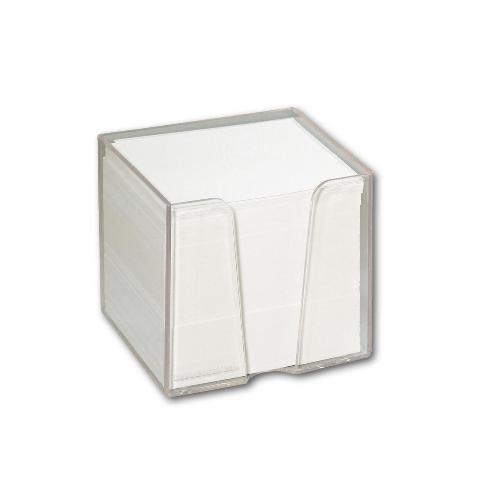 Zettelbox, transparent, mit 700 Blatt