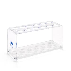 Reagenzglas-Ständer, Plexiglas, für 12 Gläser