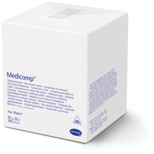MEDICOMP Vlies unster. 10x10cm 100St
