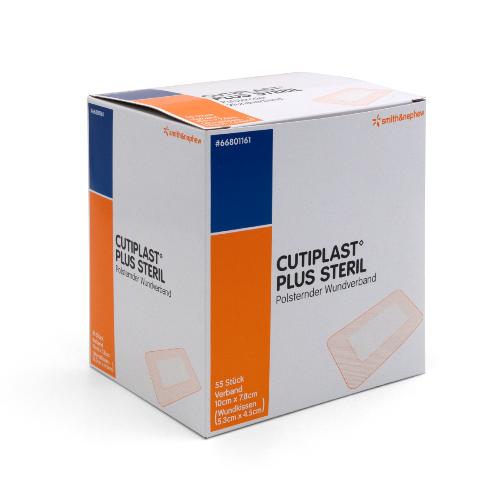 Cutiplast Plus steril 10x7,8cmPACK 55 STCK