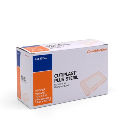 Cutiplast Plus steril 7x5 cmPACK 110 STCK