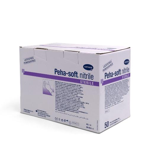 Peha-soft sterile Nitrilhandschuhe, puderfrei Gr.M, 50 Paar