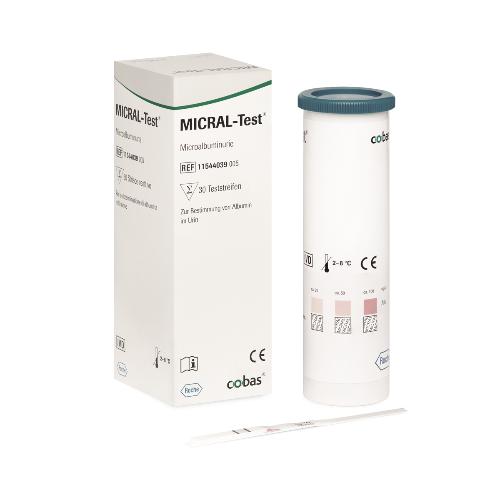 Micral-Test II Albumin Urinteststreifen(Kühlware)Pack 30 Stck