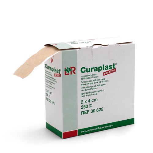 Curaplast sensitiv Injektionspflaster, 2 x 4 cm, 250 Stück