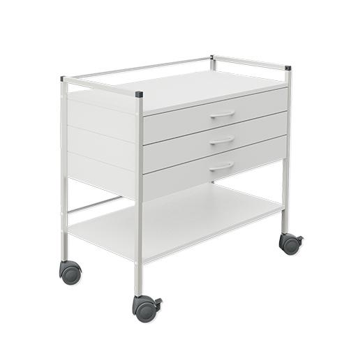 Basiswagen 08/16 3 Schublade B90cm H83cm