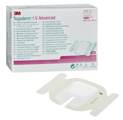 Tegaderm I.V. advanced 7x8cmPack 100 Stck