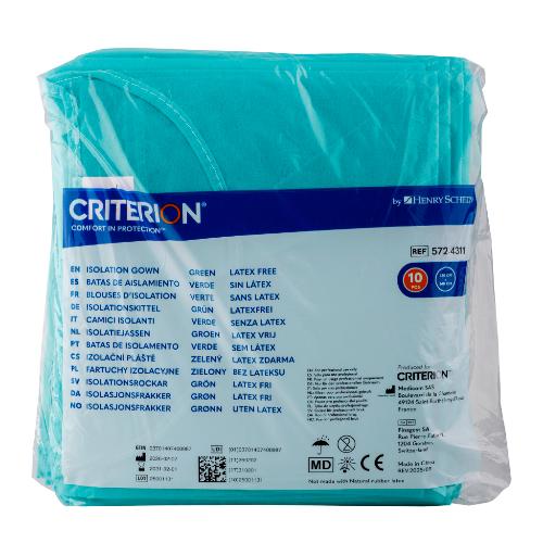 HS-Besucherkittel grün 140x130cm Pack 10 Stck