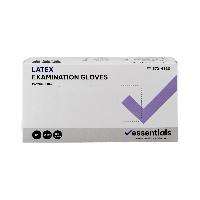 Essentials Latex-Untersuchungshandschuhe, puderfrei, weiß, Gr. XL, 100 Stück 
