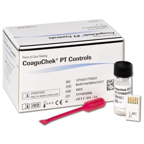 COAGUCHEK PT CONTROLS PACK a 4 STCK