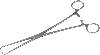 Kugelzange, Einmalinstrument aus Metall, steril, fein, Länge: 24 cm, 5 Stück