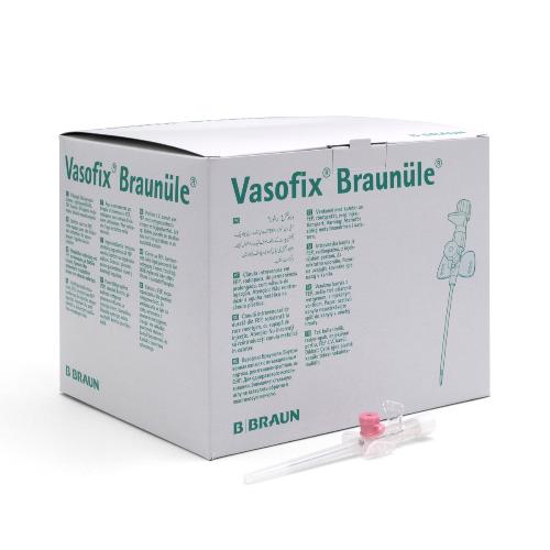 Vasofix Braunülen G 20, Ø 1,1 x L 33 mm, rosa, 50 Stück