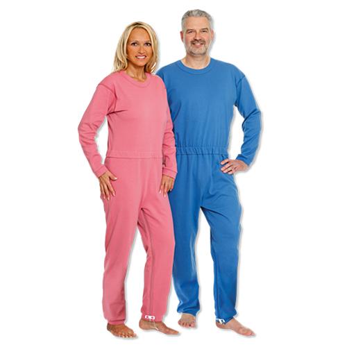 CareBasic Pflegeoverall, lang, kornblume, Gr. XL, 1 Stück