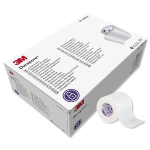 Durapore Kunstseidenpflaster, 5 cm x 9,1 m, Packung 6 Stück