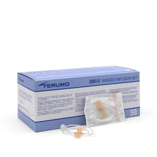 Surflo Flügelkanülen 19G 1,1mm, 50Stk