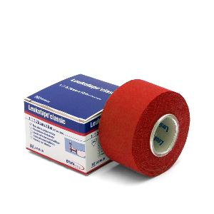 Leukotape classic color, 3,75 cm x 10 m, rot, 12 Stück