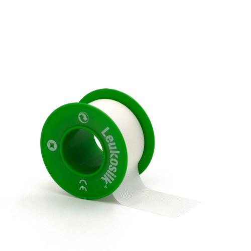 LEUKOSILK Pflaster m.Ring 5mx2,50cm