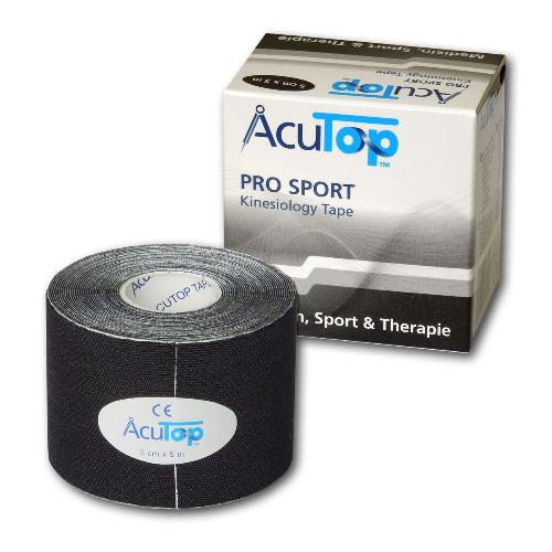 AcuTop Tape Pro Sport, 5cmx5m schwarz, 1Stk