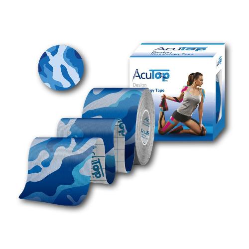AcuTop Tape Premium Design, 5cmx5m, blau-camouflage, 1Stk