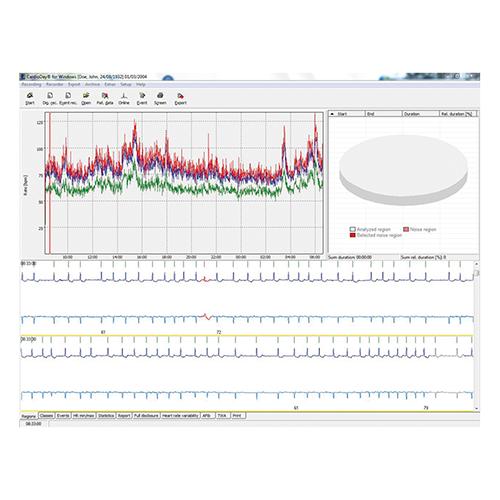 CardioDay Easy 2.6 Komplettpaket bestehend aus Auswertungssoftware und SEER 1000 48h Recorder