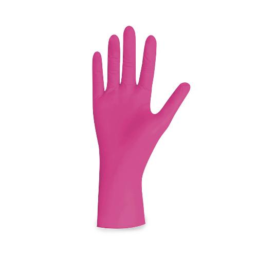 Unigloves Magenta Pearl Nitrilhandschuhe, puderfrei, Gr. L, 100 Stück