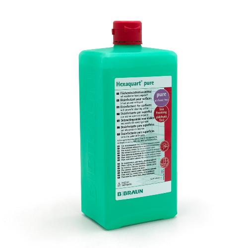Hexaquart pure, Flächendesinfektion, 1 Liter Flasche