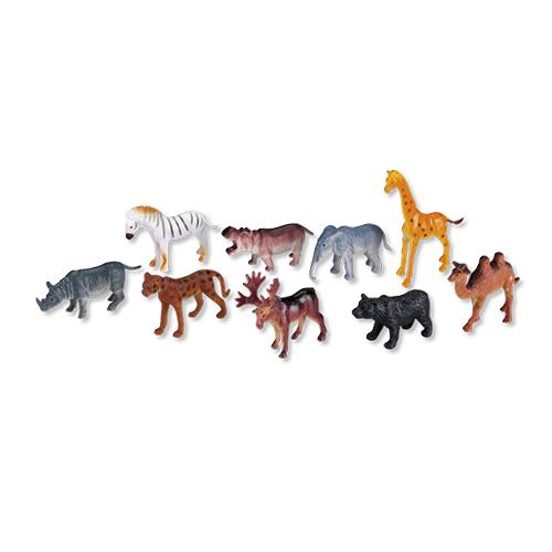 Spielzeug, Sortiment 4, Zoo-Tiere, 100St