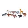 Spielzeug, Sortiment 4, Zoo-Tiere, 100St