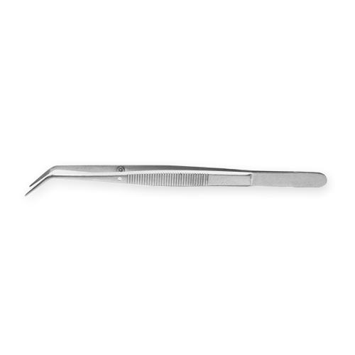 HS Pinzette College, Länge: 15 cm, kurze Spitze, gerieft, Spitzenlänge: 12 mm, 1 Stück