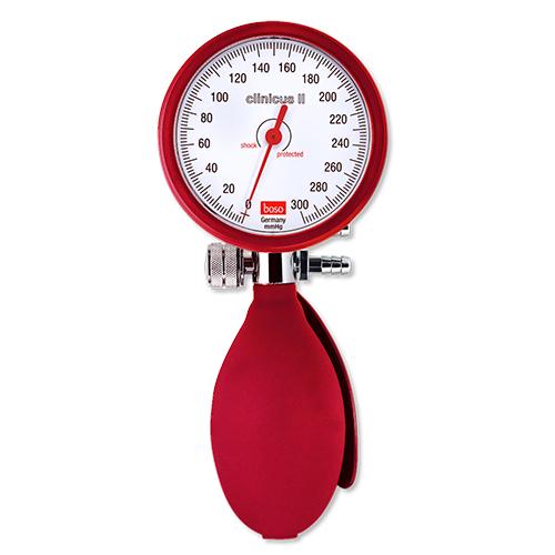 Boso clinicus II Blutdruckmessgerät, Farbe rot, mit Standard- Klettmanschette, 1 Stück