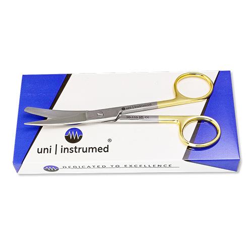 Chirurgische Verbandsschere stumpf/ spitz gebogen TC 145 mm 