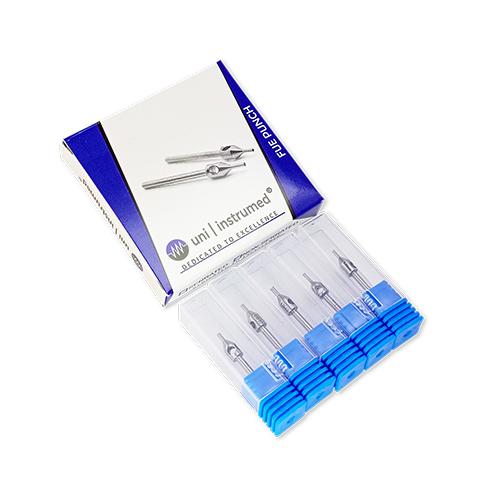 FUE-Stanze glatt, nicht gezahnt 0,65–5,00 mm 5er-Pack 