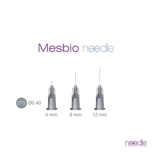 Mesbio Needle, Intradermale + subkutane Mirkonadel 27G 12mm 100 Stück