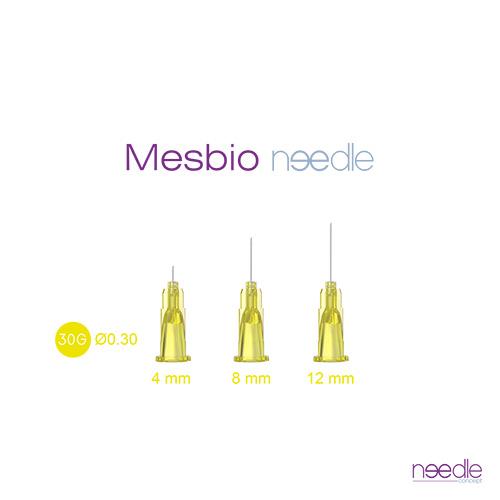 Mesbio Needle, Intradermale + subkutane Mirkonadel 30G 4mm 100 Stück