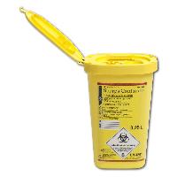 HS Entsorgungsbox, oval, 0,25 Liter, L 5 x B 8 x H 13 cm, 1 Stück 
