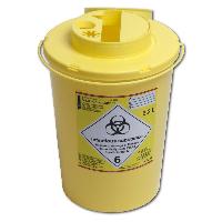 HS Entsorgungsbox, rund, 2,2 Liter, Ø 14,5 cm, H 20,4 cm, 1 Stück 