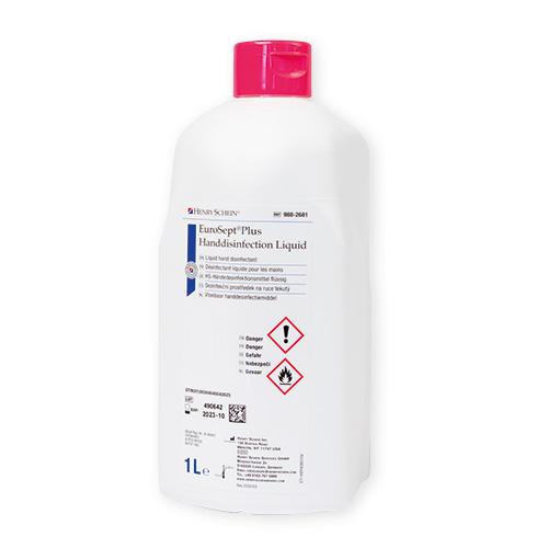 HS EuroSept Xtra Händedesinfektion, 1 Liter Flasche