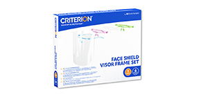 CRITERION Schutzschilden - Ideal für Situationen, in denen Augen, Nase und Mund abgedeckt werden müssen