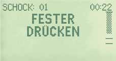 Fester Drücken Anzeige